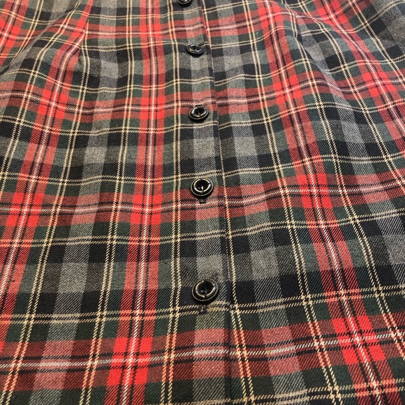 Vintage Two Roads Tartan Skirt Size 6 - Picture 2 of 13